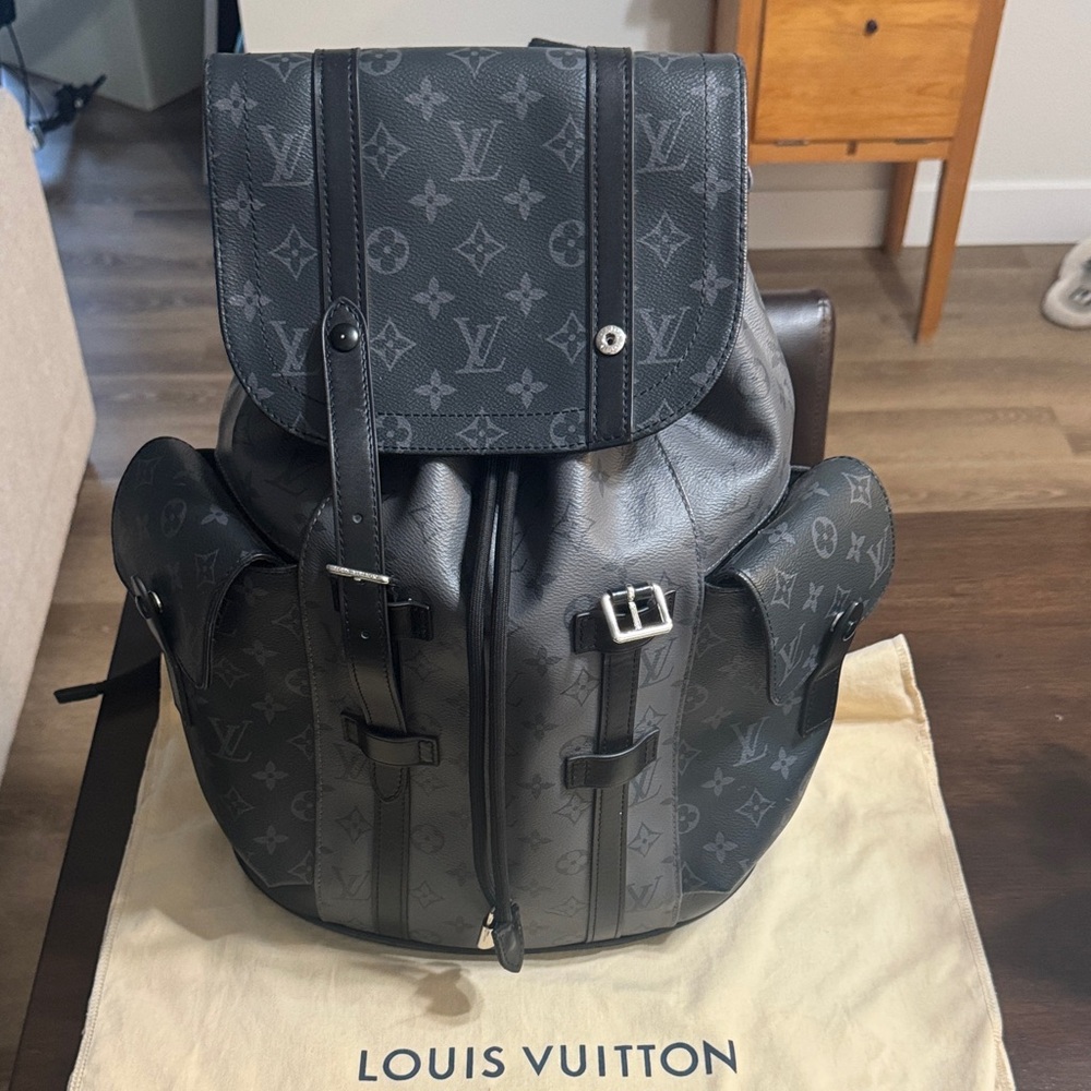 Louis Vuitton Dark Gray Monogram Backpack